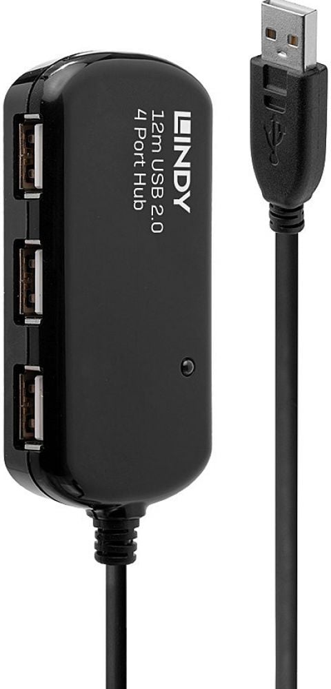 Lindy USB 2.0 Active Extension Pro 4 Port Hub - Hub