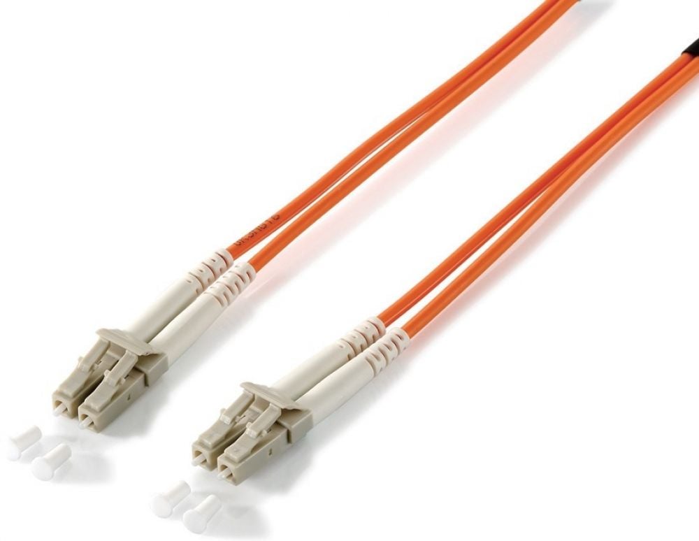 Equip 254421 Fibre Optic Patchc. LC/LC 62,5/125μ 1,0m, orange, LSOH