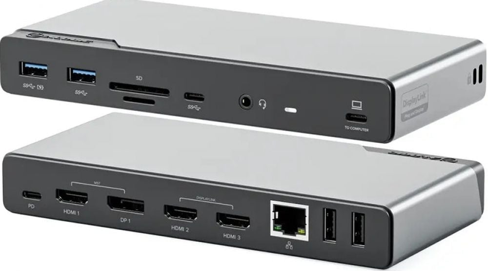 Alogic Dockingstation USB-C 16 in 1 Quad Display DV4