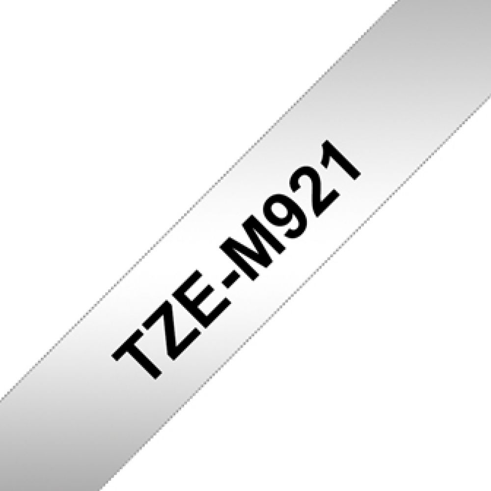 BROTHER Brother TZe-M921 - Zwart op matzilver
