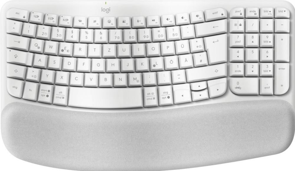 Wave Keys wireless ergonomic keyboard - OFFWHITE