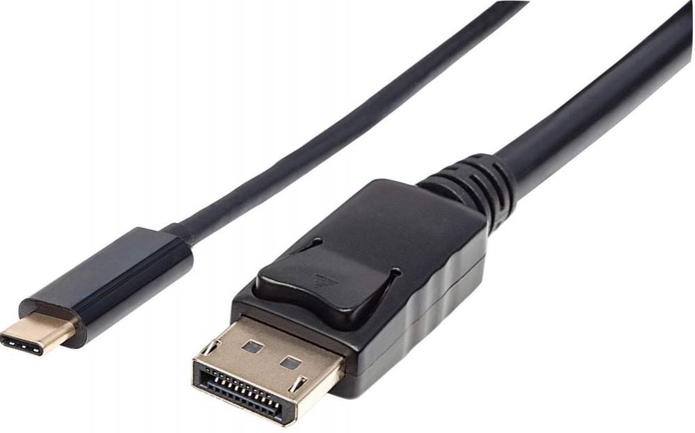 Manhattan USB Type C auf DisplayPort-Adapterkabel 2m zwart