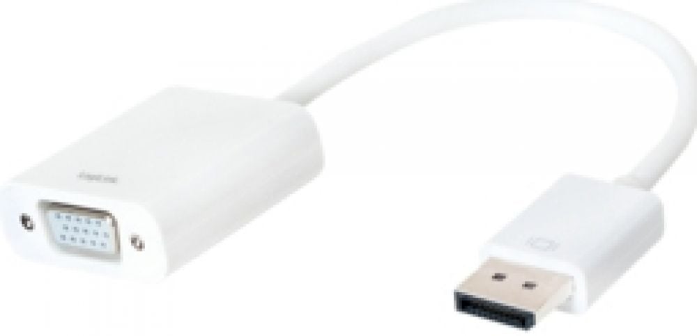 DisplayPort 1.2 LogiLink zu VGA Adapter m.15cm Kabel(Aktiv)