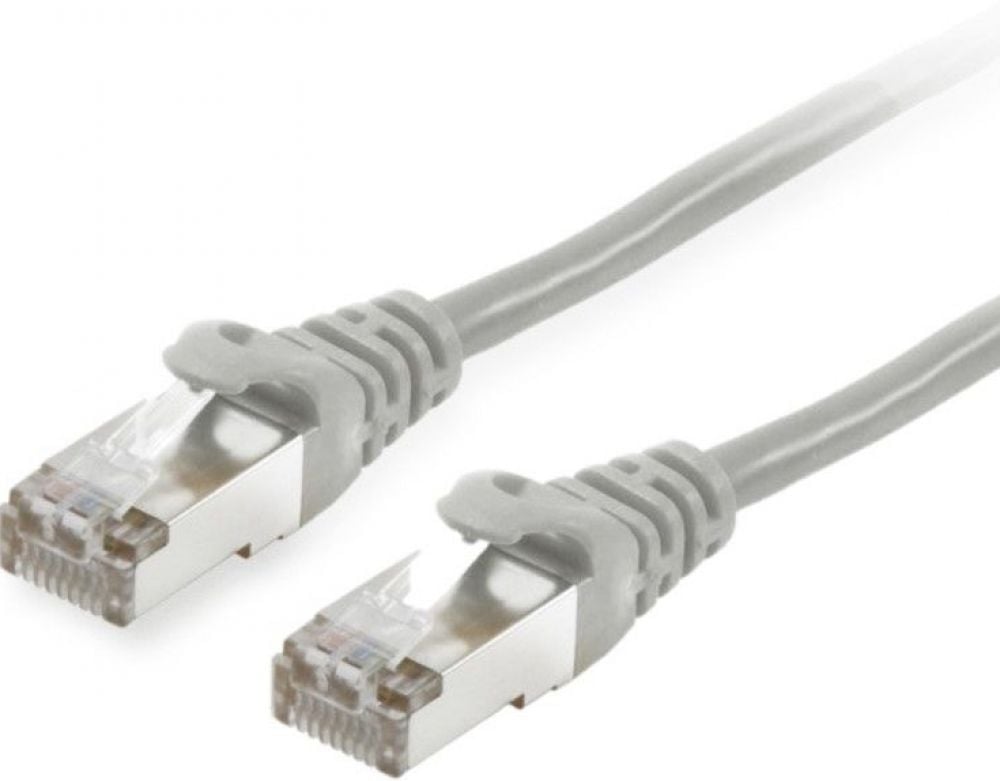 Equip Patchkabel Cat6A S/FTP 2xRJ45 0.15m grijs