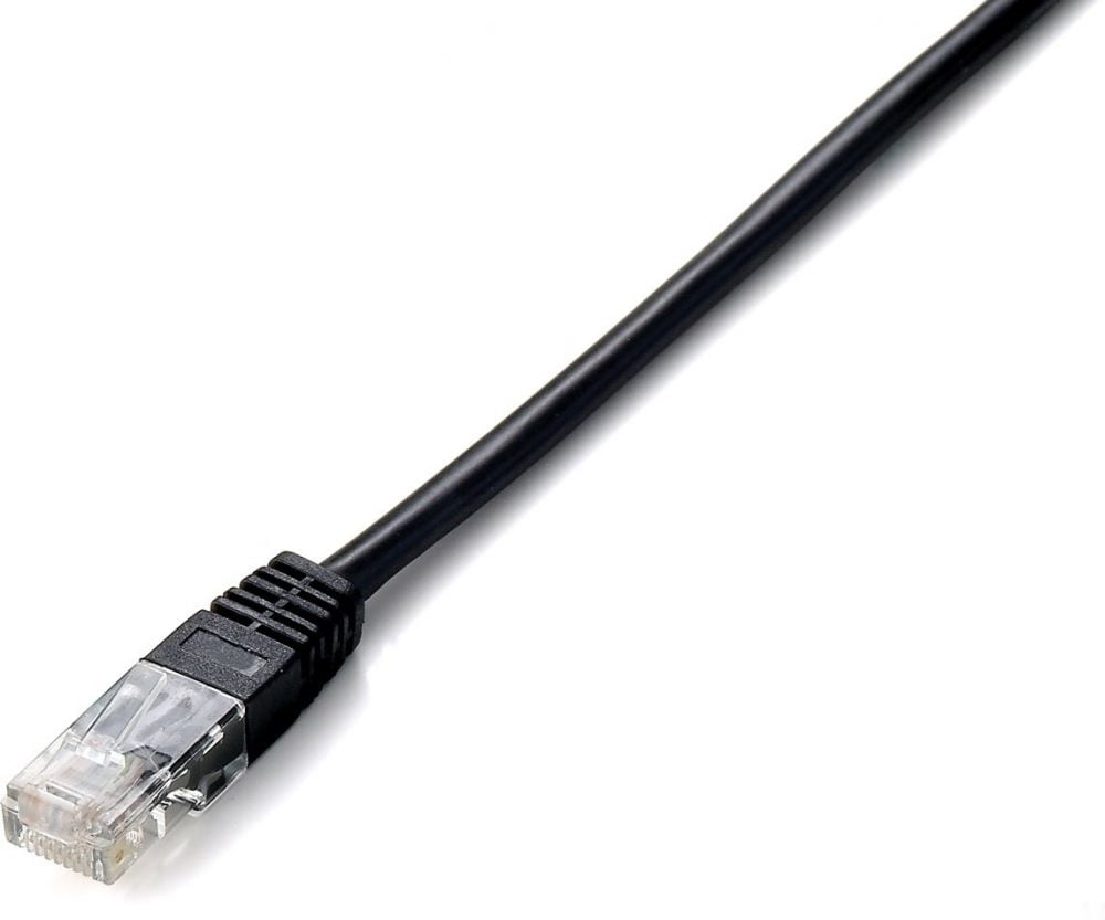 Equip 825452 Patch cable [3m, U/UTP, Cat5e, black]