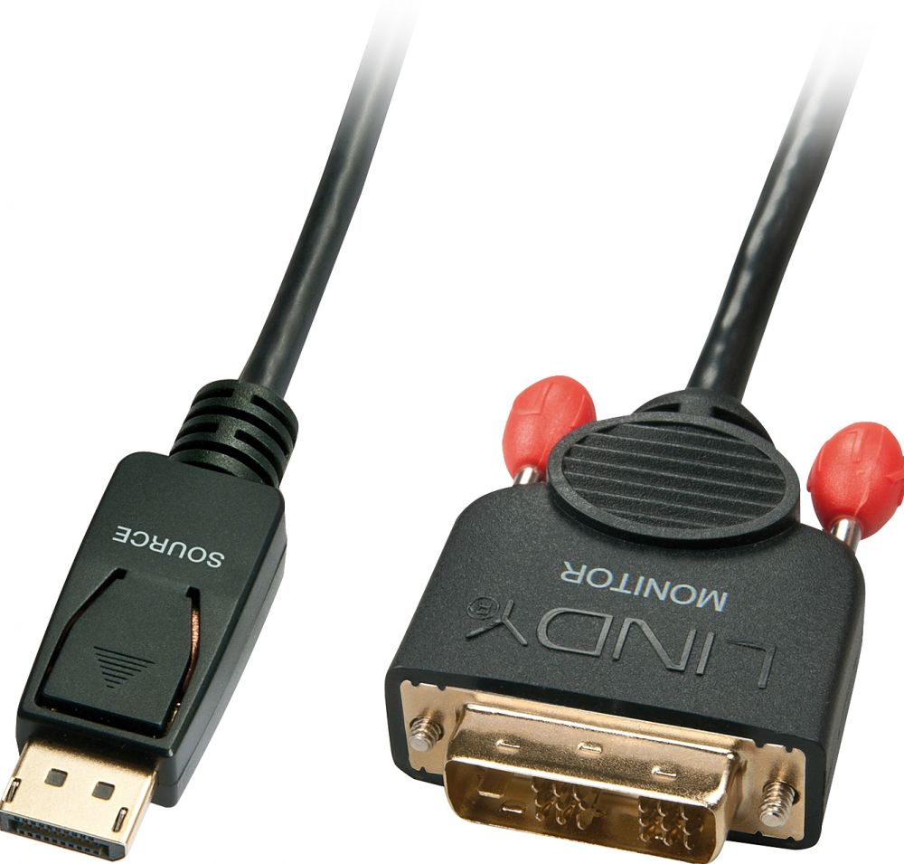 Lindy DisplayPort an DVI-D Kabel 0.5m