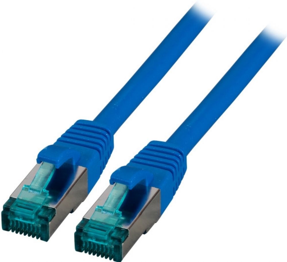 EFB RJ45 Patchkabel S/FTP, Cat.6A, LSZH, 5m, blauw