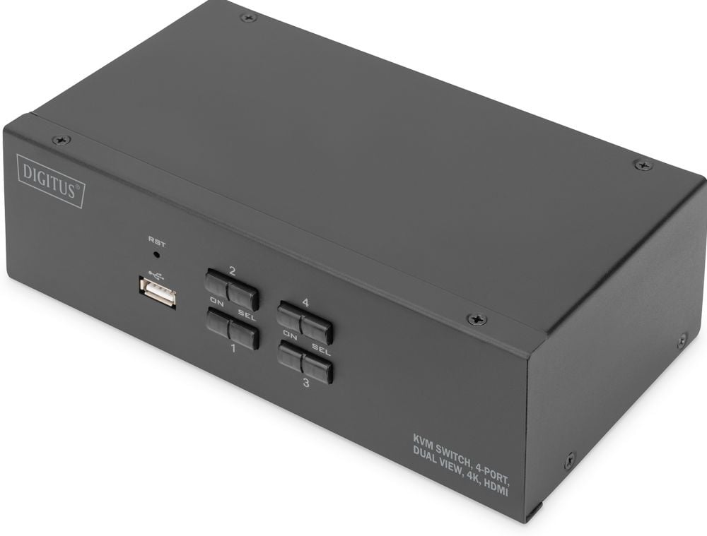 DIGITUS - KVM  audio  USB switch