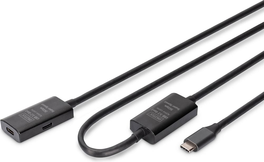DIGITUS Verlängerungskabel USB-C->USB-C St./Bu. 5G 10,00m