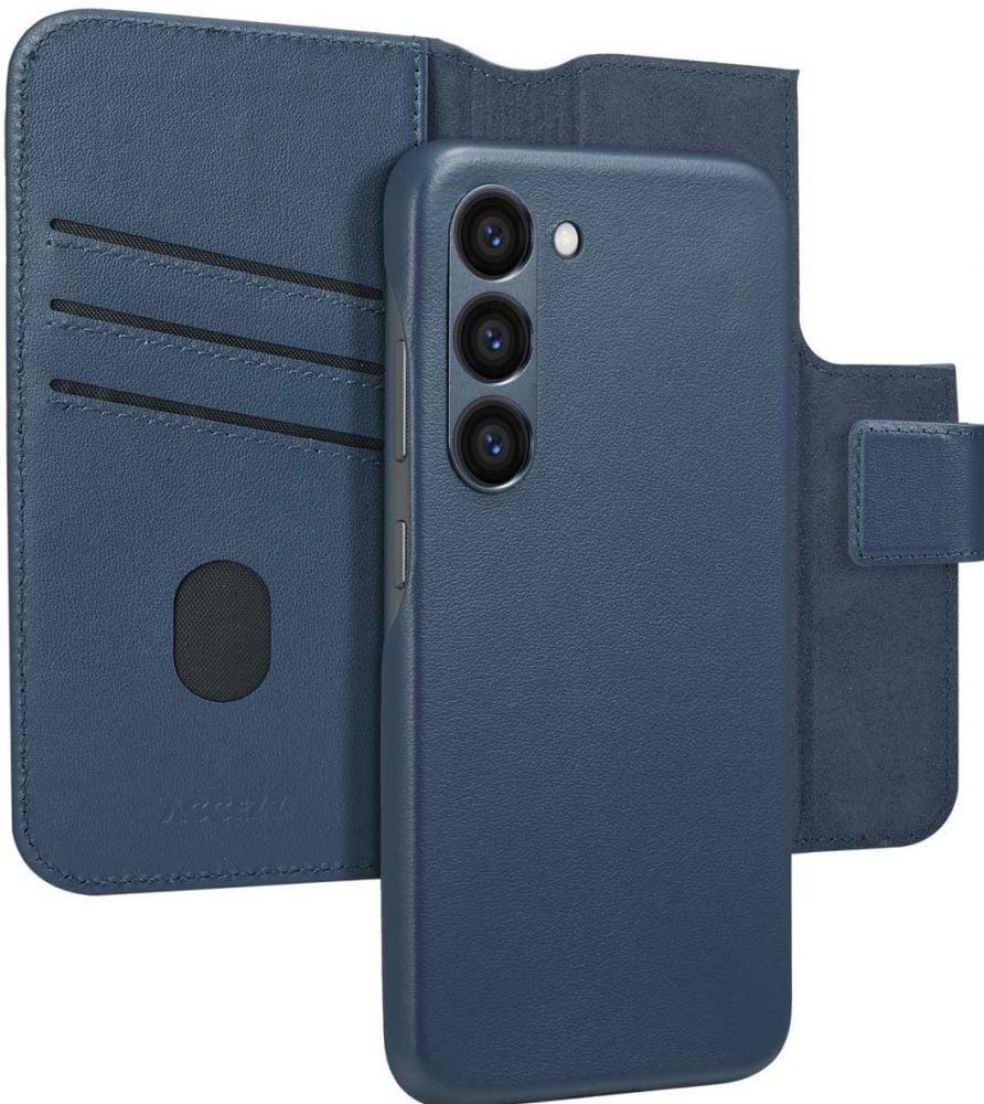 Accezz Leather Bookcase 2-in-1 met MagSafe Samsung Galaxy S23 - Nightfall Blue