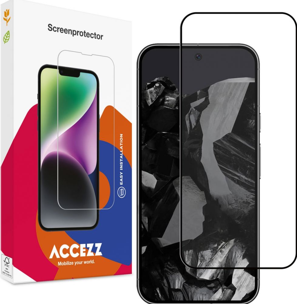 Accezz Gehard Glas Full Cover Screenprotector Google Pixel 9 Pro XL