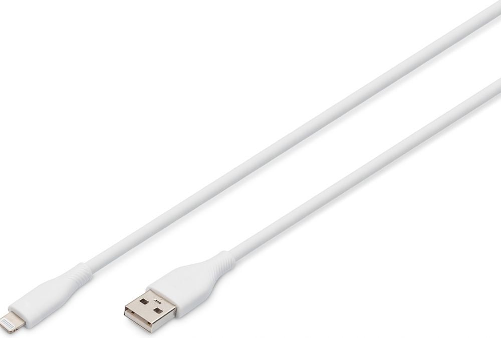 DIGITUS USB 2.0 aansluitkabel Type A-Lightning Silicon 0,5mW