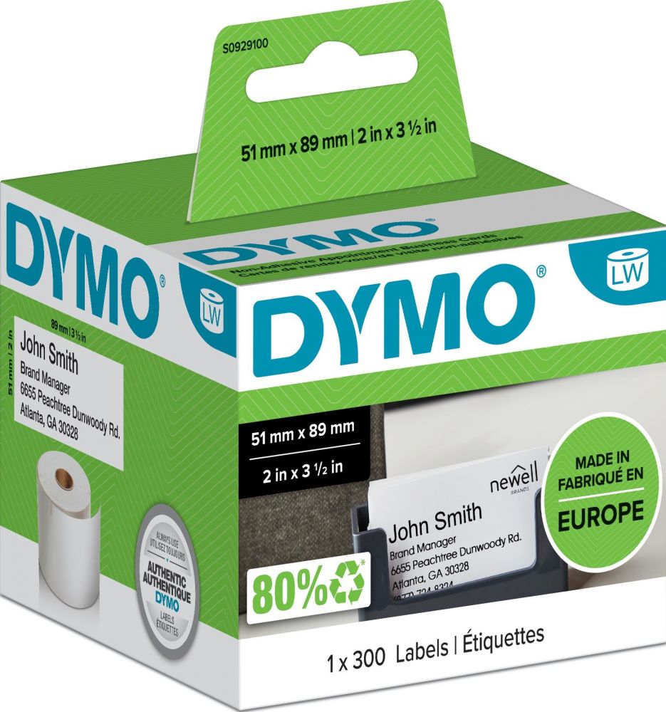 DYMO DYMO - Niet-klevende afspraak- naamkaartjes