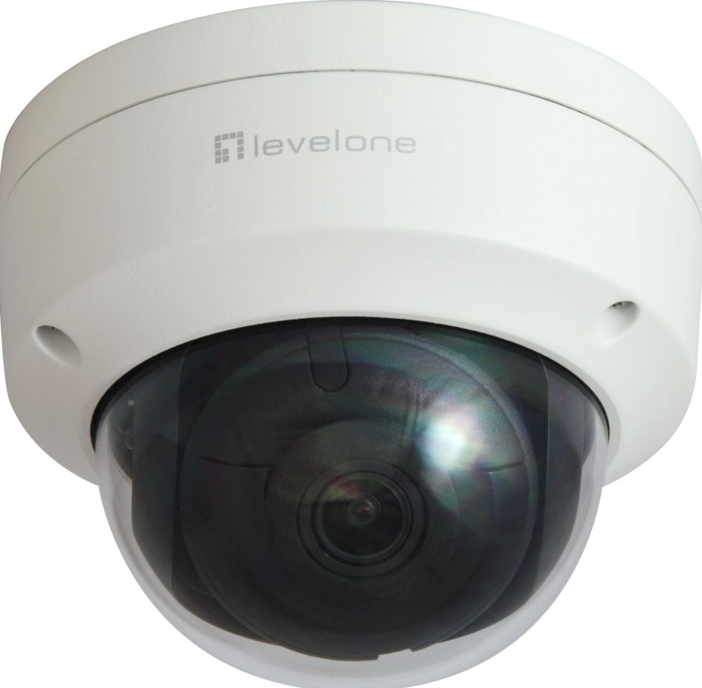 LevelOne IPCam FCS-3404 Dome Out 6MP H.265 IR 9W PoE