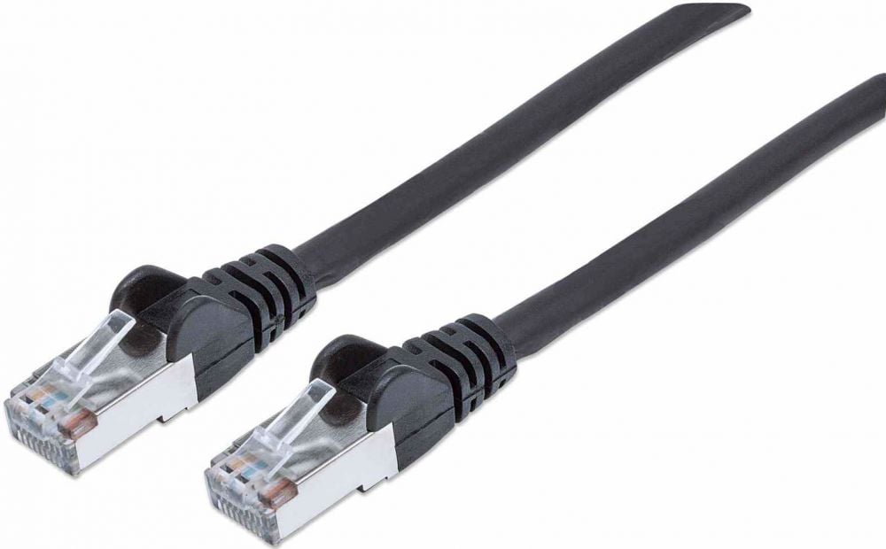 Intellinet Patchkabel Cat6a-stekker/Cat7-Rohkabel 20m zw