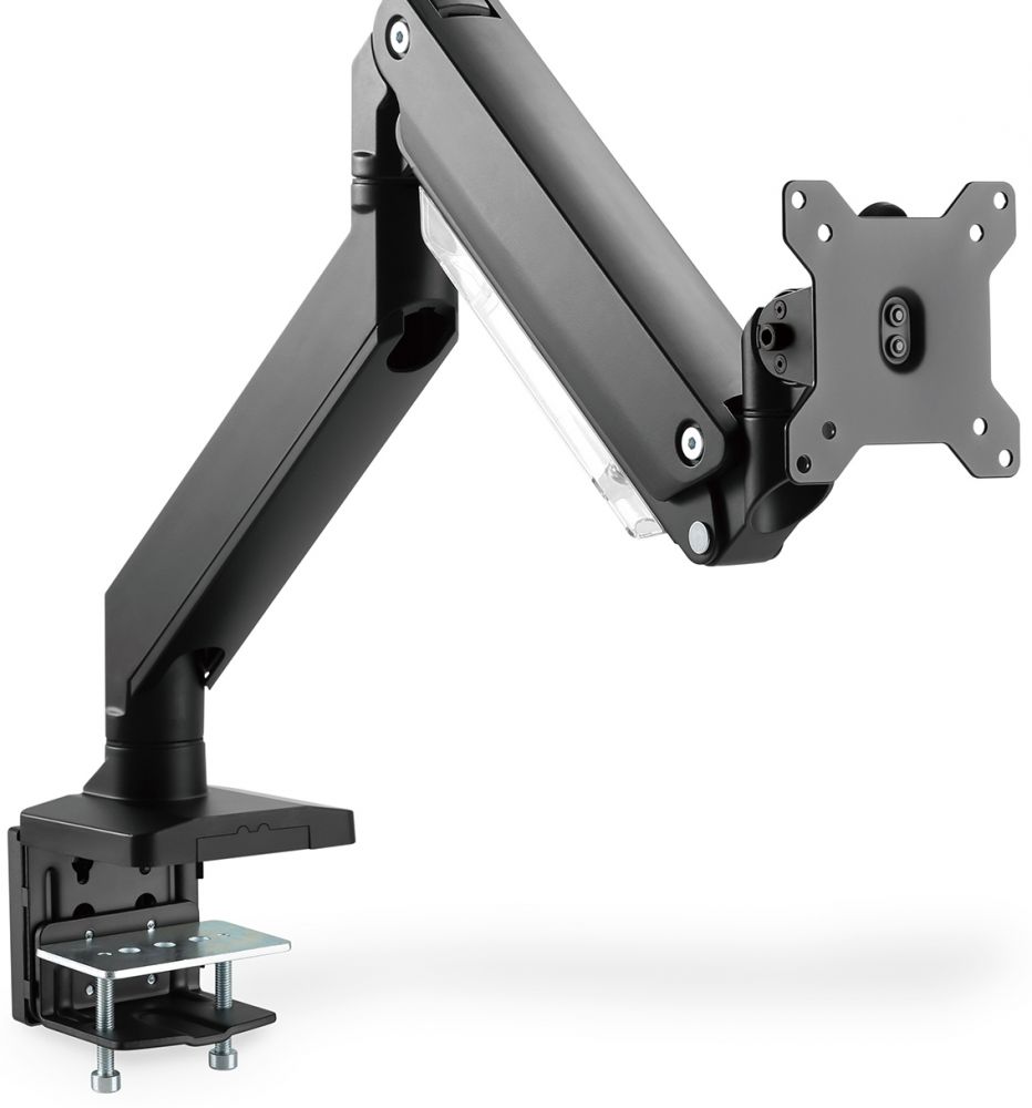 DIGITUS DA-90426 - Bevestigingskit (bureauklembevestiging, snel ontgrendelingsmechanisme, schermarm met gascilinder)