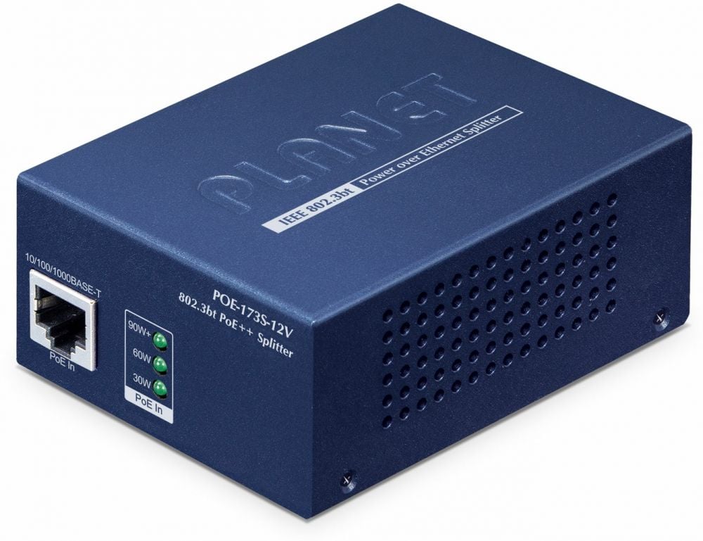 Planet Single Port PoE++ Splitter POE-173S-12V