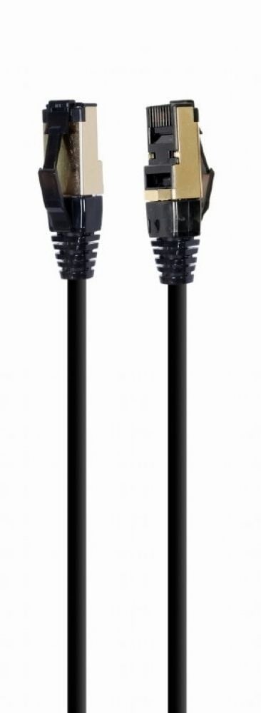 gembird S/FTP-Kat. 8 LSZH-Patchkabel, zwart, 1 m