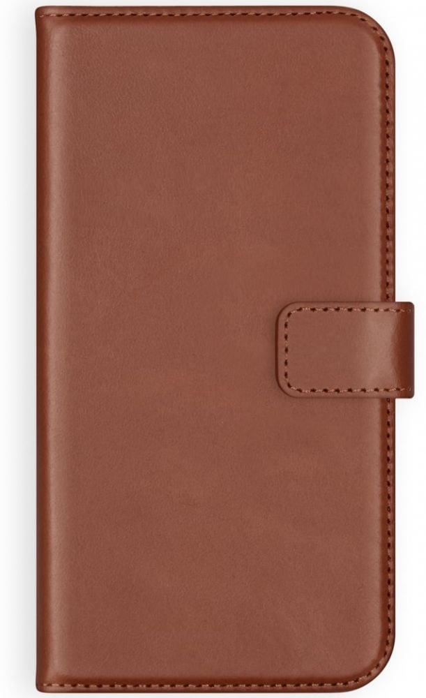 Selencia Echt Lederen Bookcase iPhone 11 Pro Max - Lichtbruin