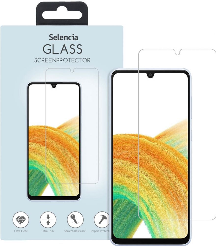 Selencia Gehard Glas Screenprotector Samsung Galaxy A34 (5G)
