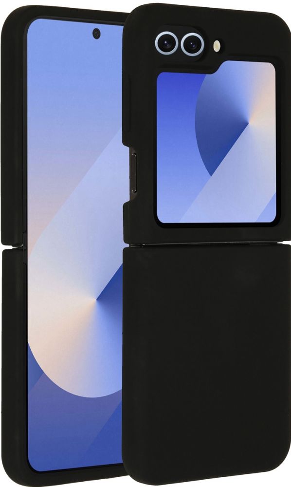 Accezz Liquid Silicone Backcover Samsung Galaxy Z Flip 6 - Zwart
