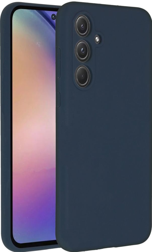 Accezz Liquid Silicone Backcover Samsung Galaxy A55 - Donkerblauw