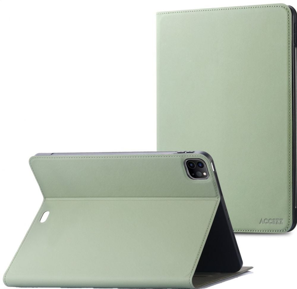 Accezz Classic Tablet Case iPad Pro 12.9 (2022) / Pro 12.9 (2021) / Pro 12.9 (2020) - Groen