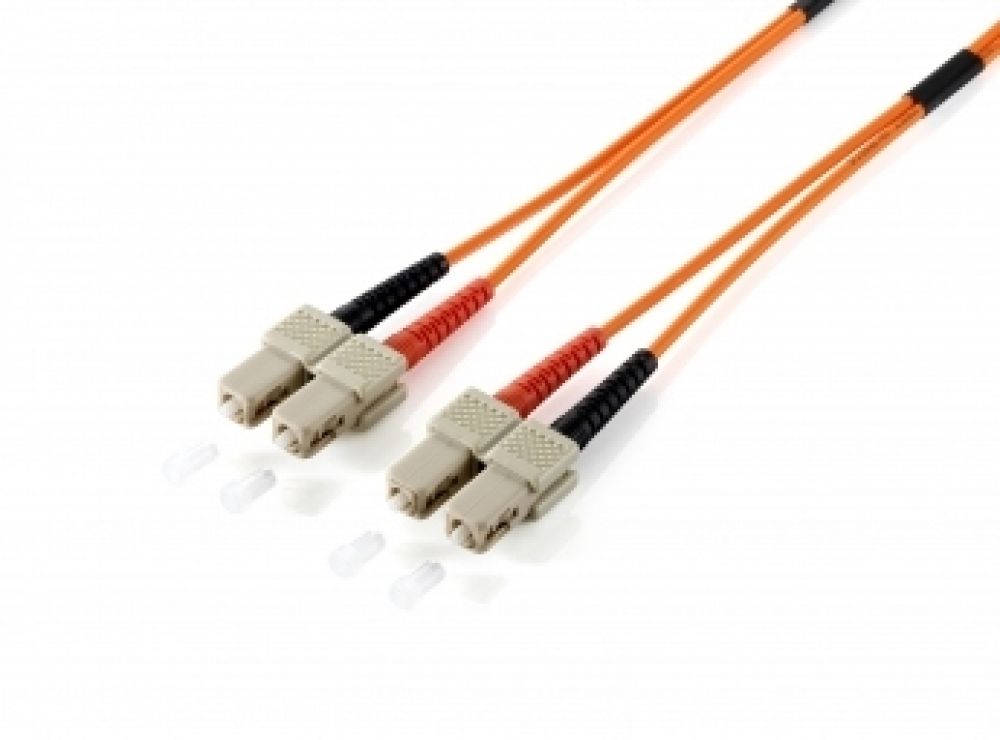 Equip LWL Patchkabel SC->SC 15.00m Singlemode Duplex OS2 yel plastic zak