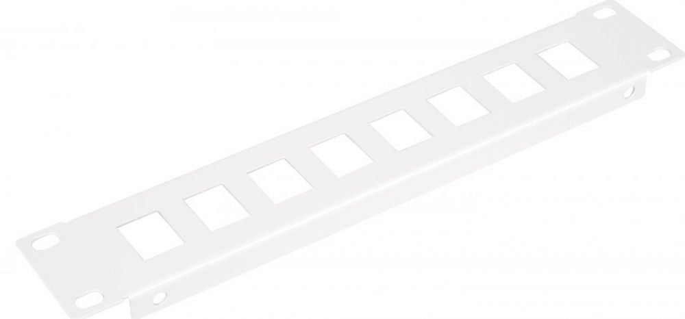 Equip Patchpanel 10" met Keystone Montage 1U, grijs