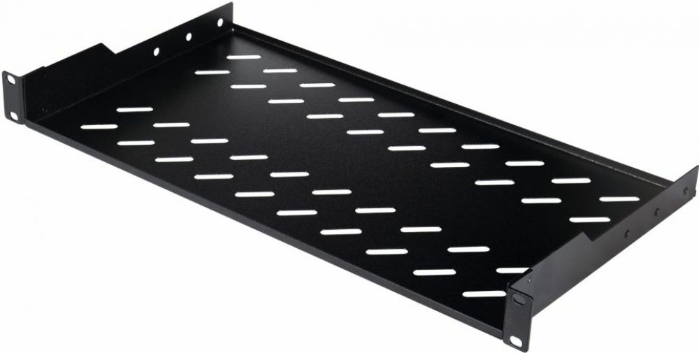 Equip legplanken fest 19" voor Serverschränke, 1U 40cm zwart