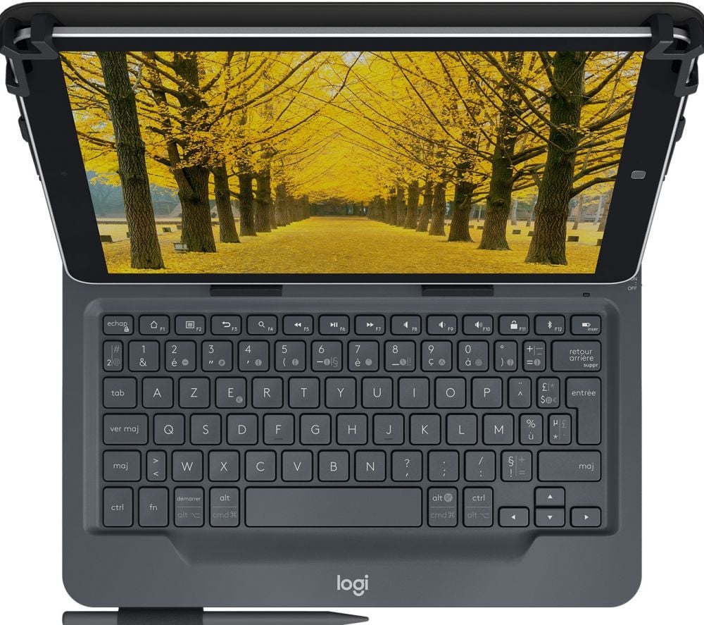 Logitech Universal Folio - Toetsenbord en foliobehuizing met geïntegreerd toetsenbord