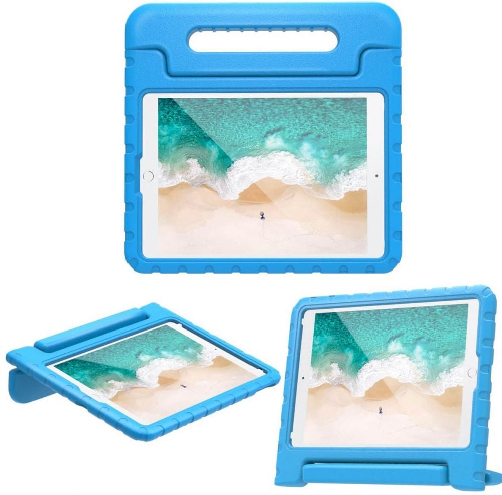 Accezz Kidsproof Backcover met handvat iPad 9 (2021) 10.2 inch / iPad 8 (2020) 10.2 inch / iPad 7 (2019) 10.2 inch - Blauw