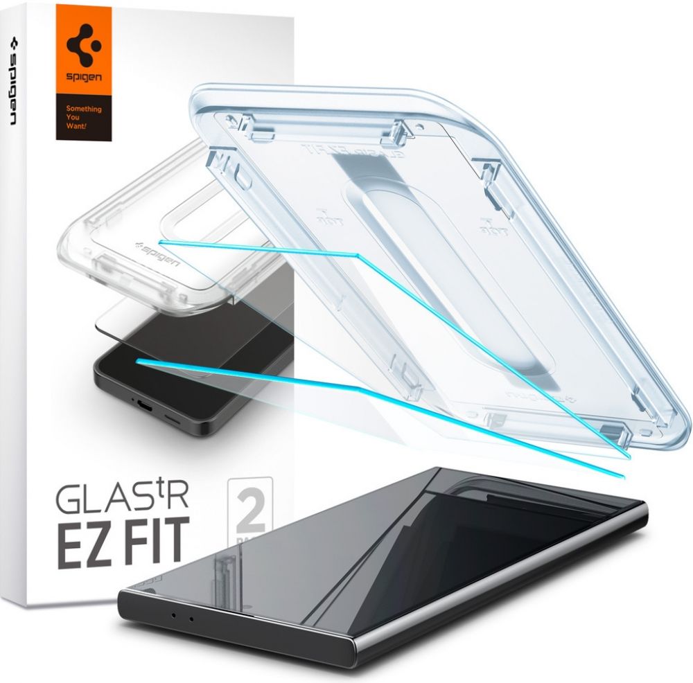 Spigen EZ Fit GLAS.tR - Schermbeschermer voor mobiele telefoon