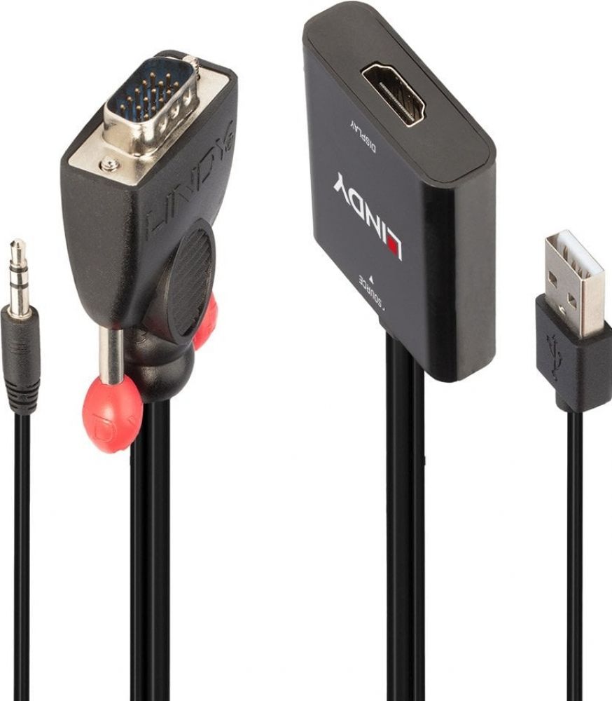 Lindy 38284 - Converter VGA & Audio an HDMI