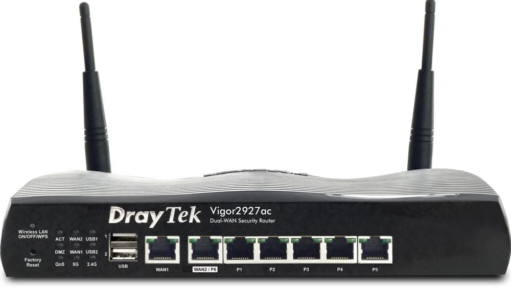 DrayTek Vigor 2927ac WLAN-AC SecureRouter DUAL-WAN retail