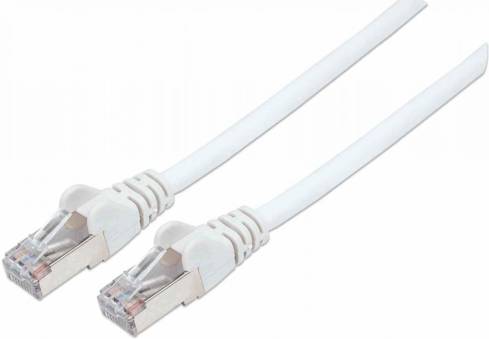 Intellinet Patchkabel Cat6a-stekker/Cat7-Rohkabel 1m wit