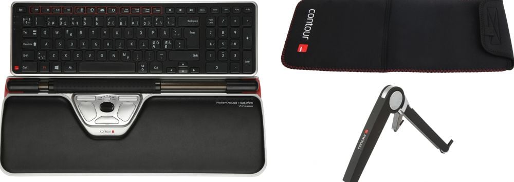 RollerMouse Red Plus Travelkit Wireless