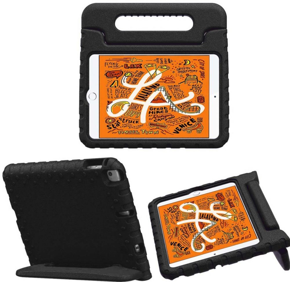 Accezz Kidsproof Backcover met handvat iPad Mini 5 (2019) / Mini 4 (2015) - Zwart