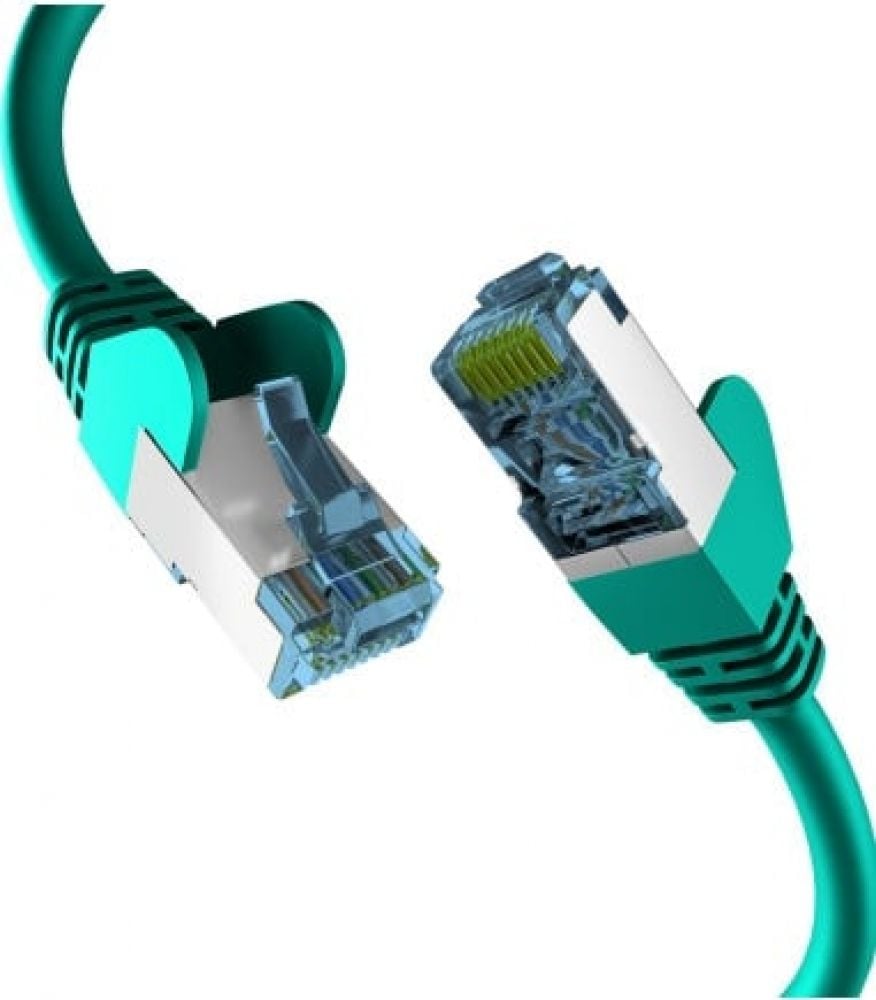 EFB RJ45 PATCHKABEL met CAT7 ROHKABEL GRÜN 15m