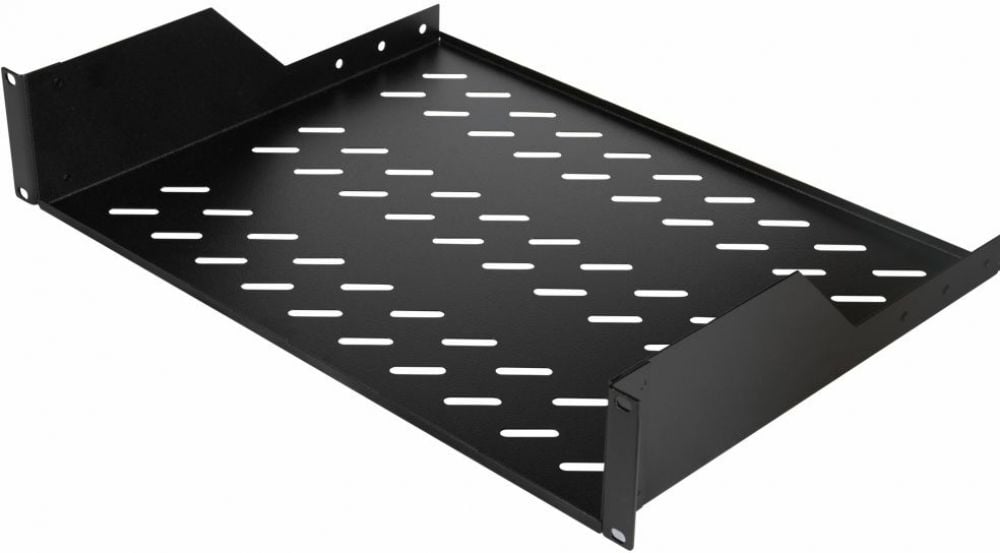 Equip legplanken fest 19" voor Serverschränke, 2U 80cm zwart