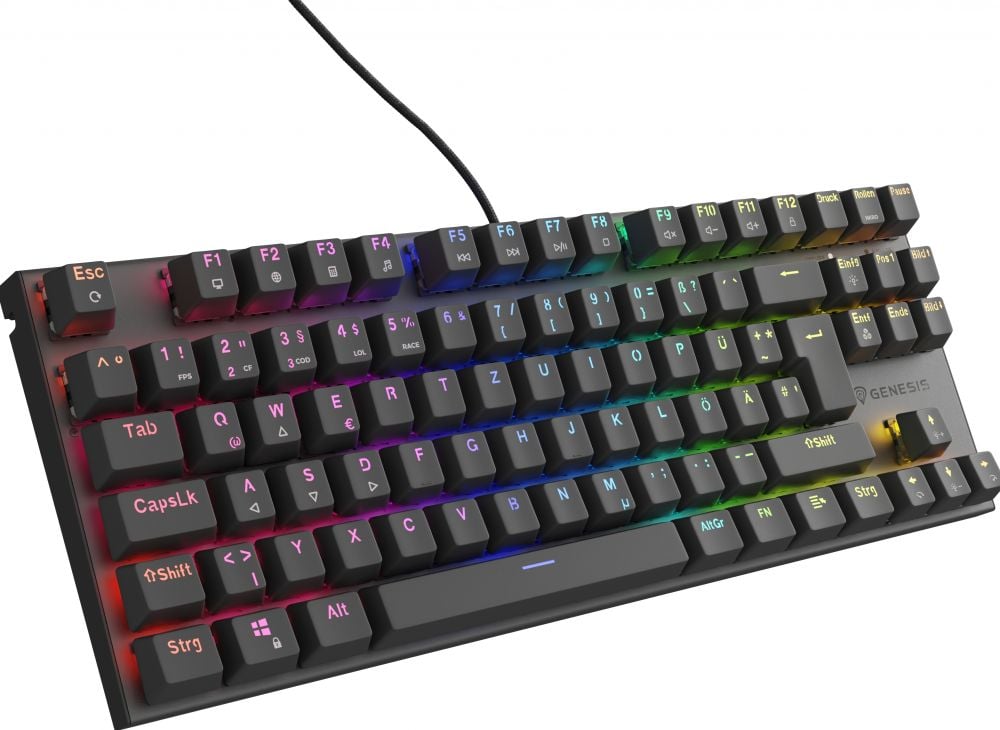 Genesis Gaming keyboard THOR 303 TKL brown kabelgeb. (DE)