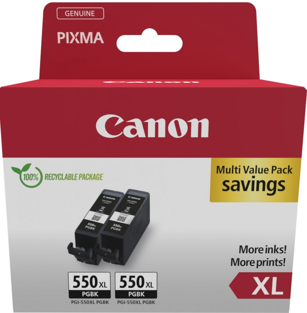 Canon PGI-550PGBK XL Twin pack - 2