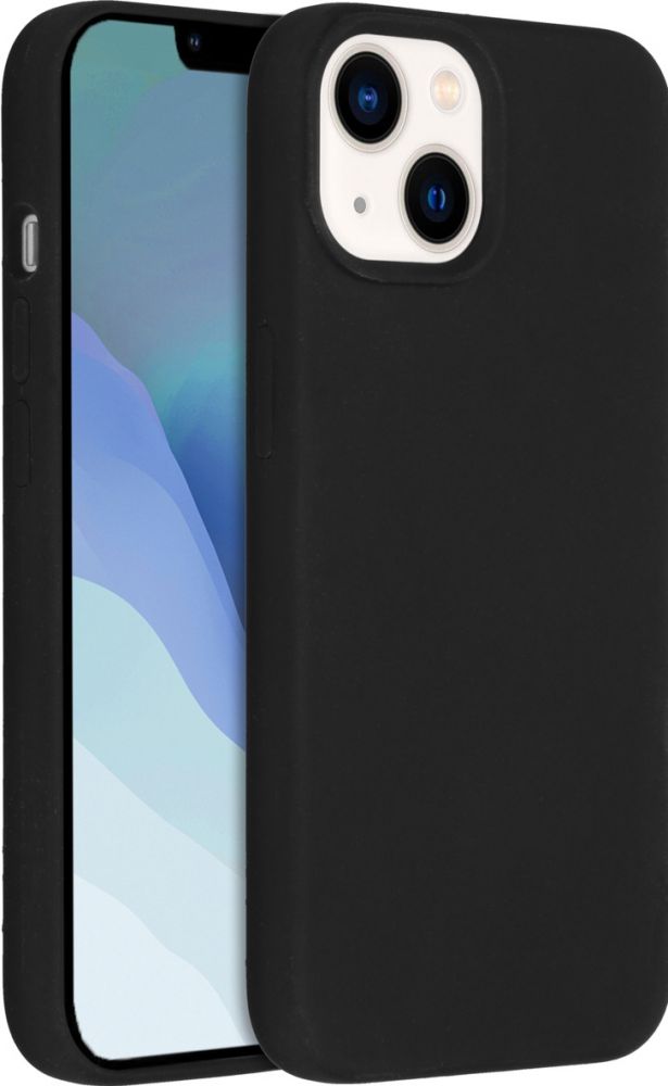 Accezz Liquid Silicone Backcover met MagSafe iPhone 14 - Zwart