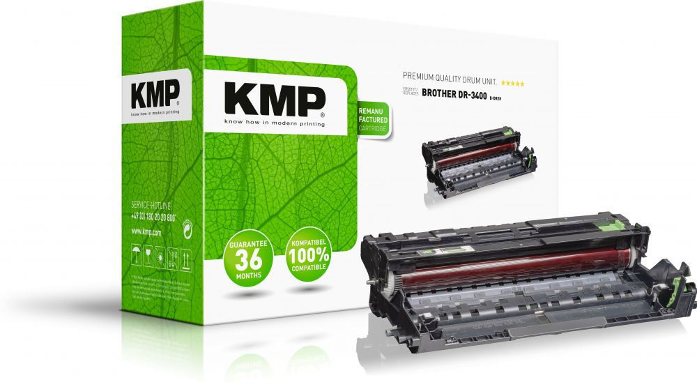 KMP Trommel Brother DR3400/DR-3400 bk 52.000 S. B-DR28 rebu. extern retail