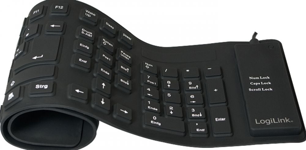 Keyboard Logilink wired flex. USB black