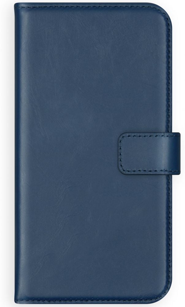 Selencia Echt Lederen Bookcase Samsung Galaxy A42 - Blauw