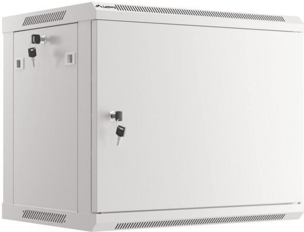 Lanberg Rack Wandbehuizing 19" 9U/600X450 (Flat-Pack) met Meta