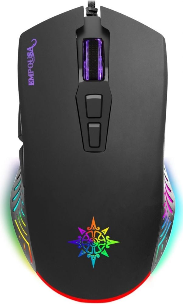 INCA Gaming Maus IMG-309 7200 DPI, RGB, 7 Tasten, USB, SW retail