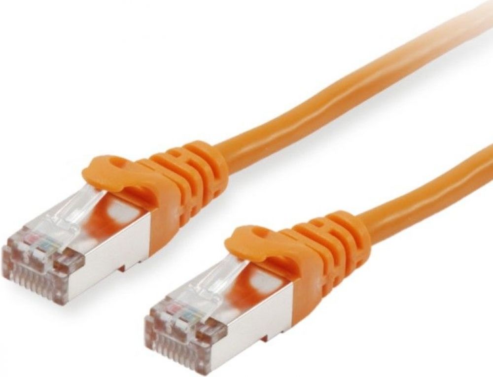 Equip Patchkabel Cat6 S/FTP 2xRJ45 0.15m oranje