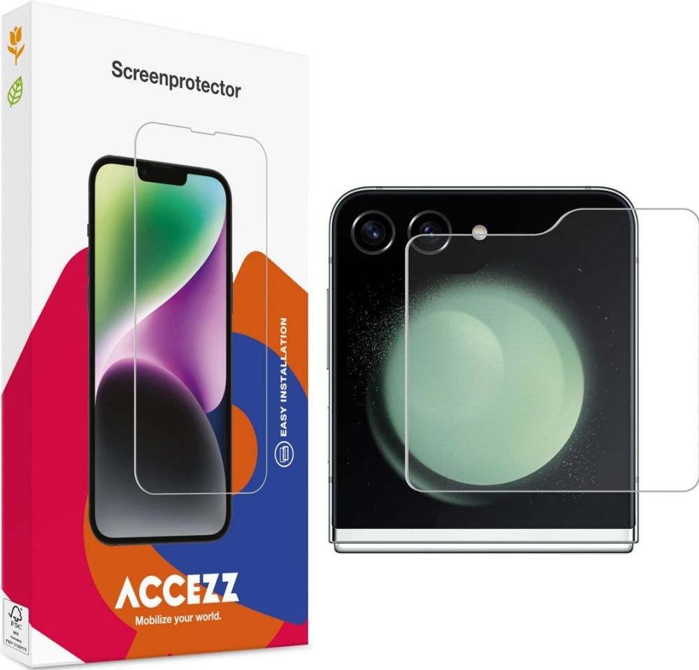 Accezz Gehard Glas Screenprotector Samsung Galaxy Z Flip 6 / Z Flip 5